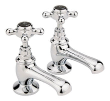 Hudson Reed Topaz Basin Taps Trad Chrome Brass 141x66x119mm - BC401HX - JJ Building Materials