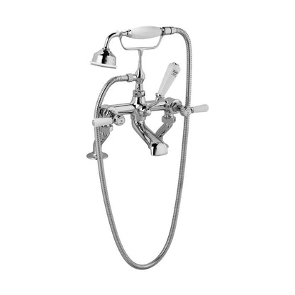 Hudson Reed Topaz Bath Shower Mixer Trad Chrome Brass 320x350x155mm - BC304HL - JJ Building Materials