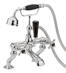 Hudson Reed Topaz Bath Shower Mixer Trad Chrome Brass 320x350x155mm - BC404HX - JJ Building Materials