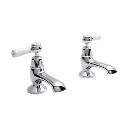 Hudson Reed Topaz Bath Taps Trad Chrome Brass 141x66x138mm - BC302DL - JJ Building Materials