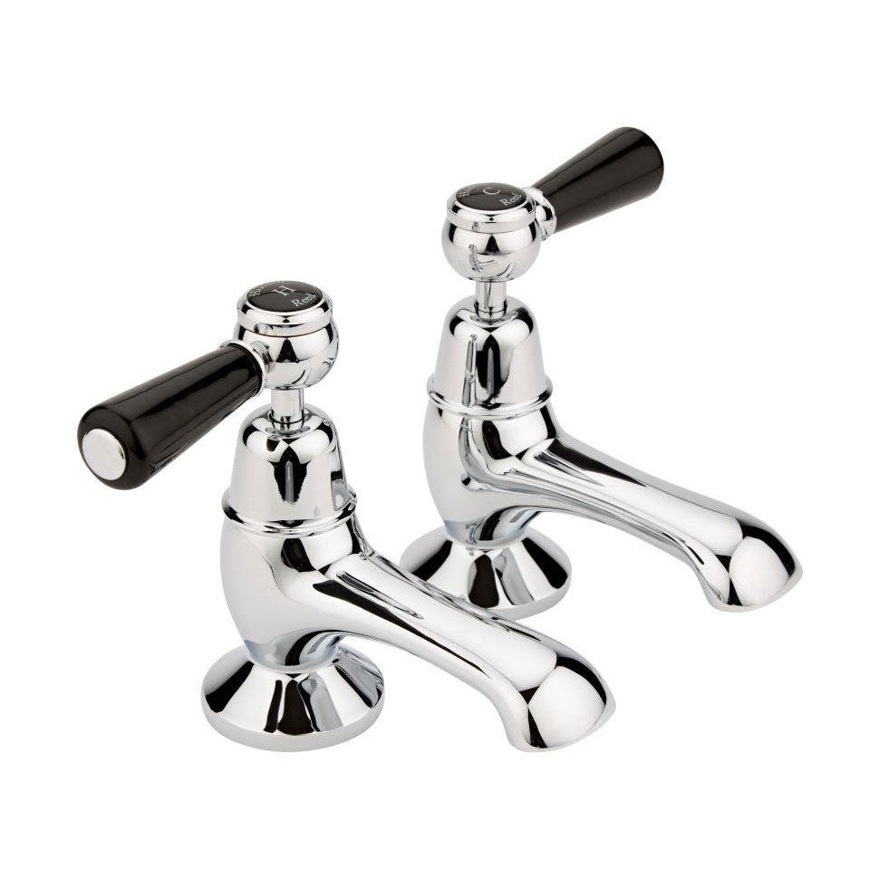 Hudson Reed Topaz Bath Taps Trad Chrome Brass 141x66x138mm - BC402DL - JJ Building Materials