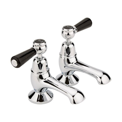 Hudson Reed Topaz Bath Taps Trad Chrome Brass 141x66x138mm - BC402DL - JJ Building Materials