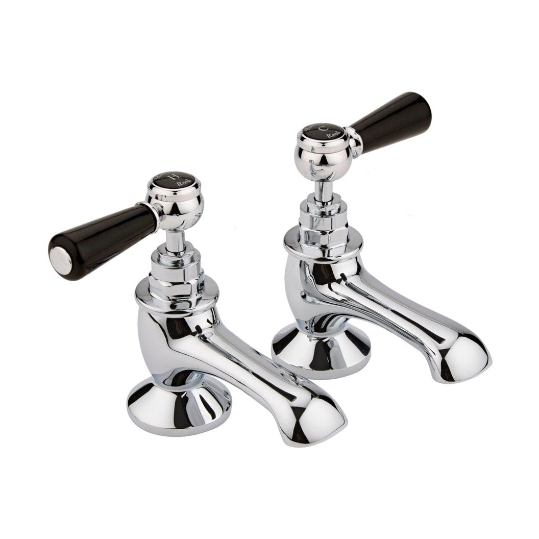Hudson Reed Topaz Bath Taps Trad Chrome Brass 141x66x138mm - BC402HL - JJ Building Materials