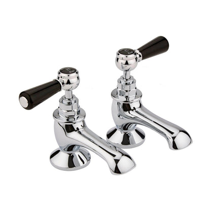 Hudson Reed Topaz Bath Taps Trad Chrome Brass 141x66x138mm - BC402HL - JJ Building Materials