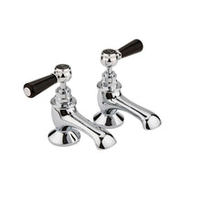Hudson Reed Topaz Bath Taps Trad Chrome Brass 141x66x138mm - BC402HL - JJ Building Materials