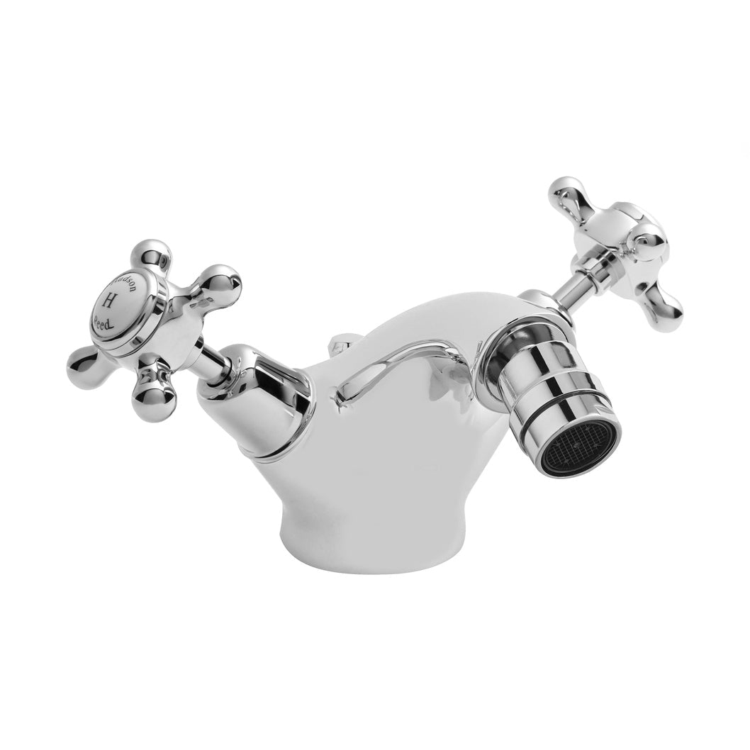 Hudson Reed Topaz Bidet Tap Trad Chrome Brass 97x197x130mm - BC306DX - JJ Building Materials