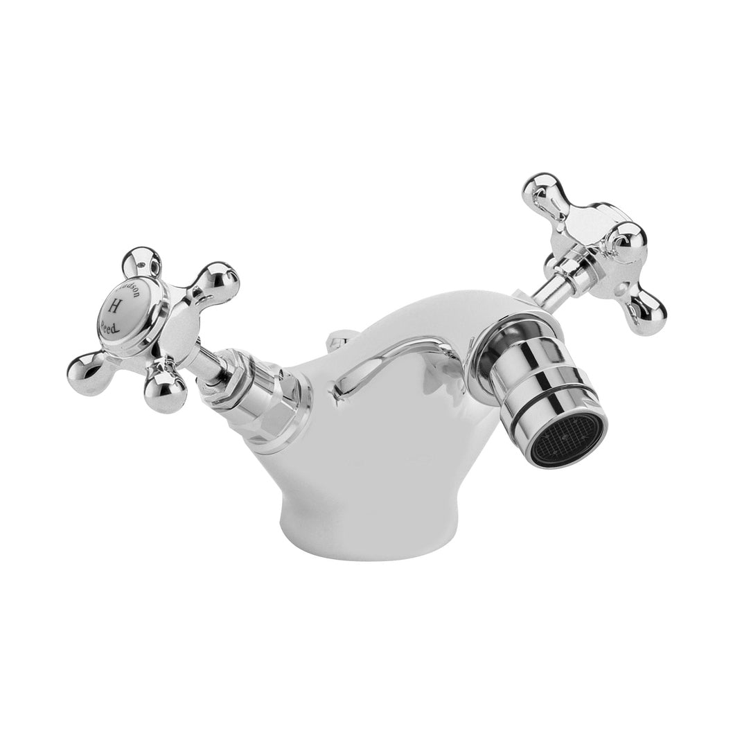 Hudson Reed Topaz Bidet Tap Trad Chrome Brass 97x197x130mm - BC306HX - JJ Building Materials
