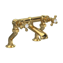 Hudson Reed Topaz Deck Mounted Bath Filler Trad Brushed Brass Brass 187x262x217mm - JJ Building Materials