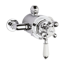 Hudson Reed Topaz Exposed Dual Shower Valve Trad Chrome Brass 166x196x153mm - JJ Building Materials