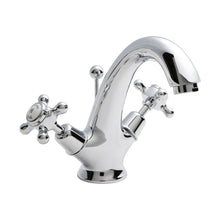 Hudson Reed Topaz Mono Basin Mixer Trad Chrome Brass 176x214x185mm - BC305DX - JJ Building Materials