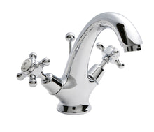 Hudson Reed Topaz Mono Basin Mixer Trad Chrome Brass 176x214x185mm - BC305DX - JJ Building Materials