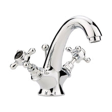 Hudson Reed Topaz Mono Basin Mixer Trad Chrome Brass 176x214x185mm - BC405HX - JJ Building Materials