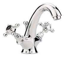 Hudson Reed Topaz Mono Basin Mixer Trad Chrome Brass 176x214x185mm - BC405HX - JJ Building Materials