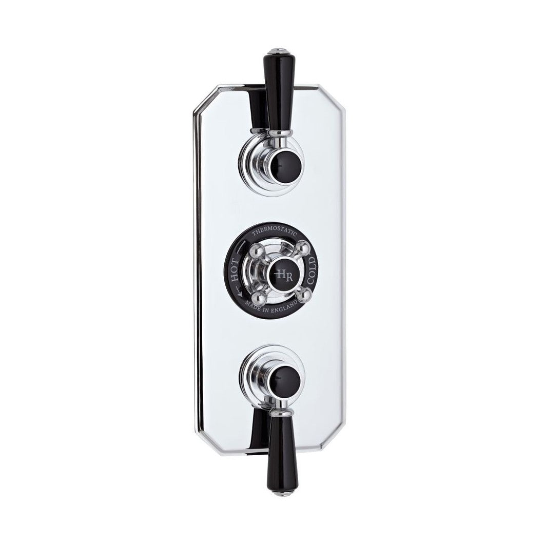 Hudson Reed Topaz Triple Concealed Shower Valve With Diverter Trad Chrome Brass Abs 320x120x135mm - BTSVT005 - JJ Building Materials