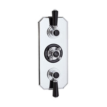 Hudson Reed Topaz Triple Concealed Shower Valve With Diverter Trad Chrome Brass Abs 320x120x135mm - BTSVT005 - JJ Building Materials