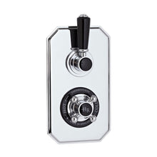 Hudson Reed Topaz Twin Concealed Shower Valve Trad Chrome Brass Abs 230x120x135mm - JJ Building Materials