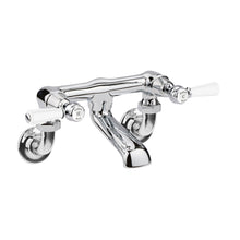 Hudson Reed Topaz Wall Mounted Bath Filler Trad Chrome Brass 142x338x197mm - BC303DLWM - JJ Building Materials