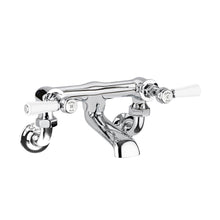 Hudson Reed Topaz Wall Mounted Bath Filler Trad Chrome Brass 142x338x197mm - BC303HLWM - JJ Building Materials