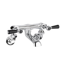 Hudson Reed Topaz Wall Mounted Bath Filler Trad Chrome Brass 142x338x197mm - BC403HLWM - JJ Building Materials