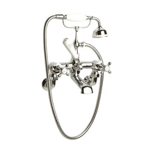 Hudson Reed Topaz Wall Mounted Bath Shower Mixer Trad Chrome Brass 320x350x155mm - BC304HXWM - JJ Building Materials