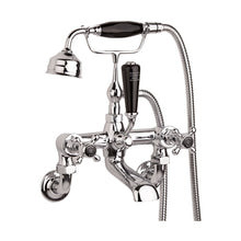 Hudson Reed Topaz Wall Mounted Bath Shower Mixer Trad Chrome Brass 320x350x155mm - BC404HXWM - JJ Building Materials