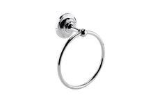 Hudson Reed Towel Ring Trad Chrome Brass 155x155x77mm - JJ Building Materials