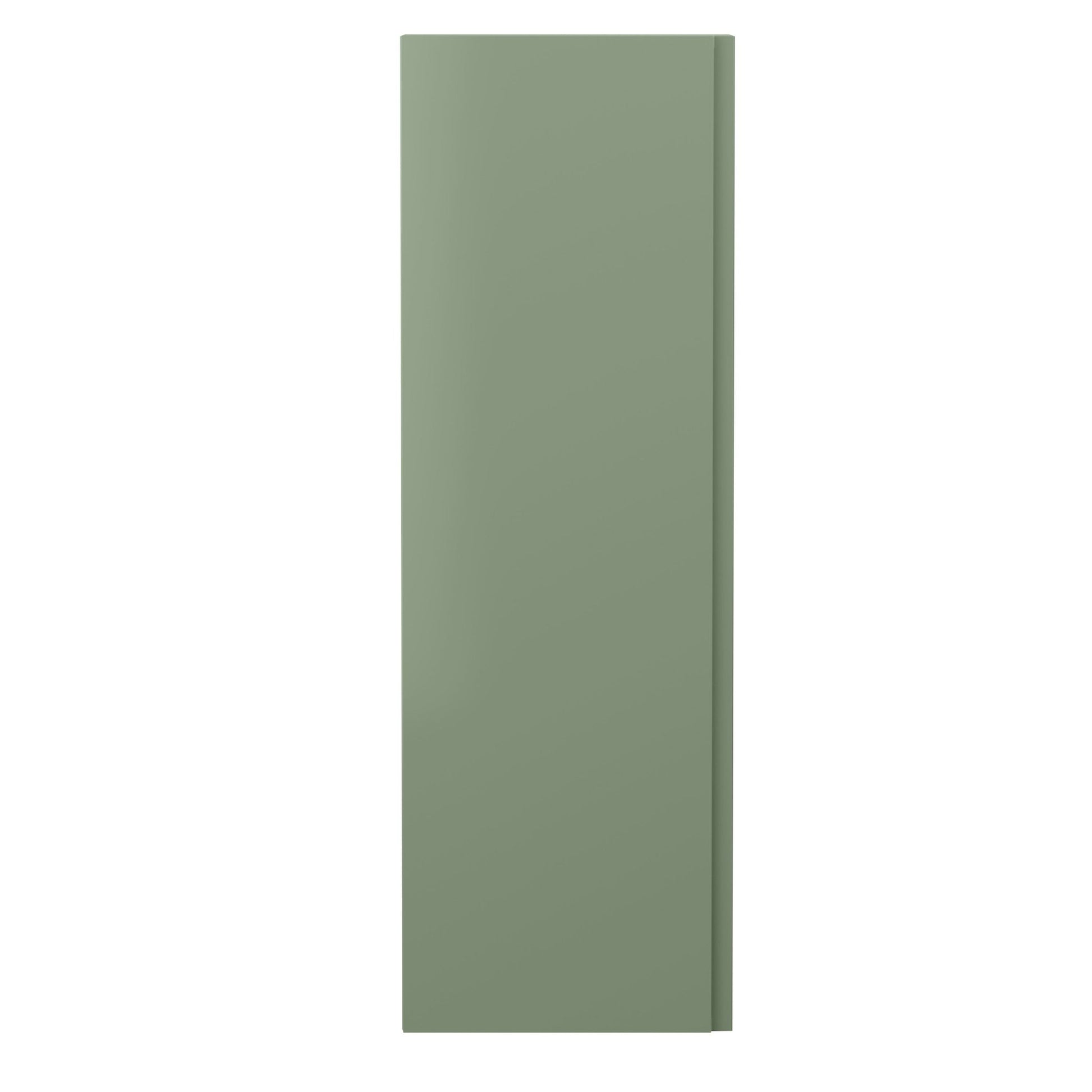 Hudson Reed Urban 500mm Tall Unit Contemp Satin Green MFC Painted Matt 1200x400x255mm - JJ Building Materials