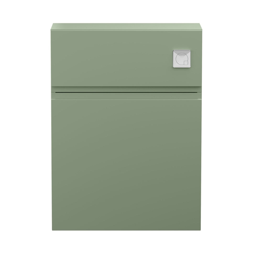 Hudson Reed Urban 500mm Wc Unit Contemp Satin Green MFC Painted Matt 810x500x253mm - JJ Building Materials