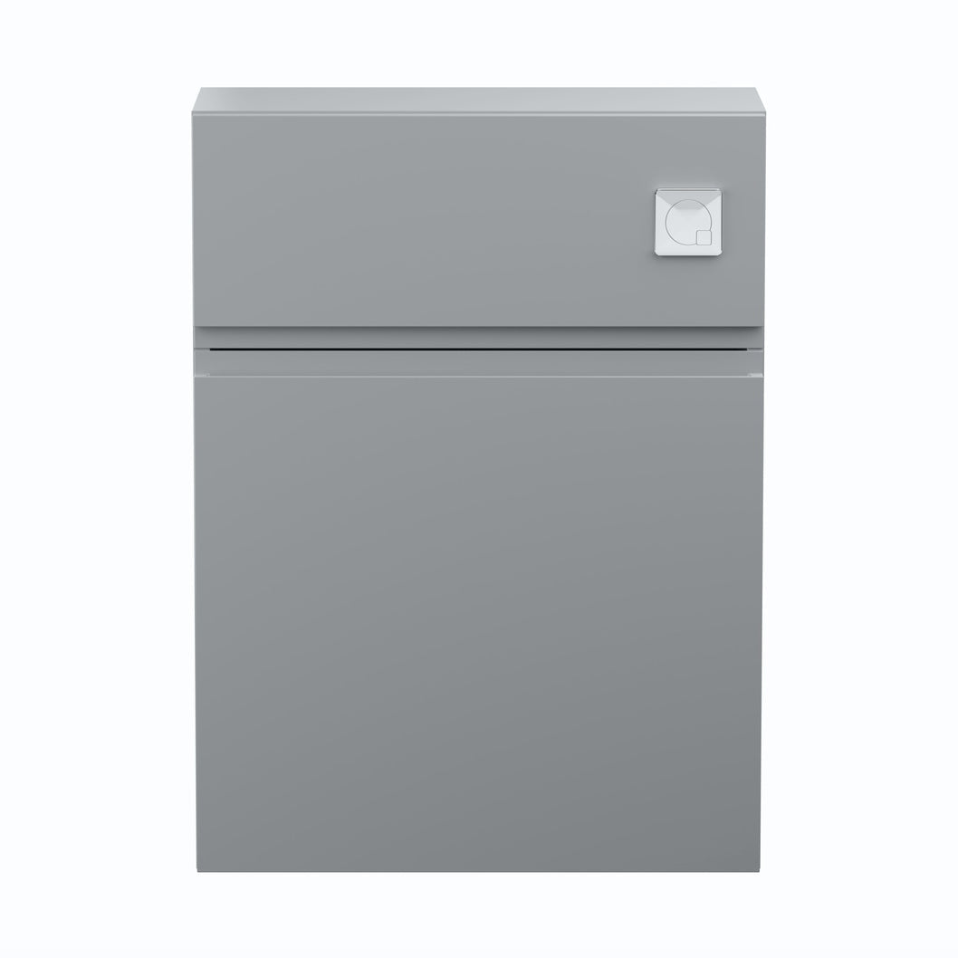 Hudson Reed Urban 500mm Wc Unit Contemp Satin Grey MFC Painted Matt 810x500x253mm - JJ Building Materials