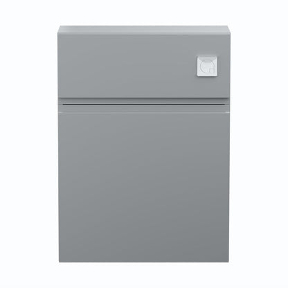 Hudson Reed Urban 500mm Wc Unit Contemp Satin Grey MFC Painted Matt 810x500x253mm - JJ Building Materials