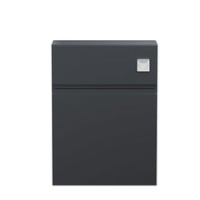 Hudson Reed Urban 500mm Wc Unit Contemp Soft Black MFC Painted Matt 810x500x253mm - JJ Building Materials