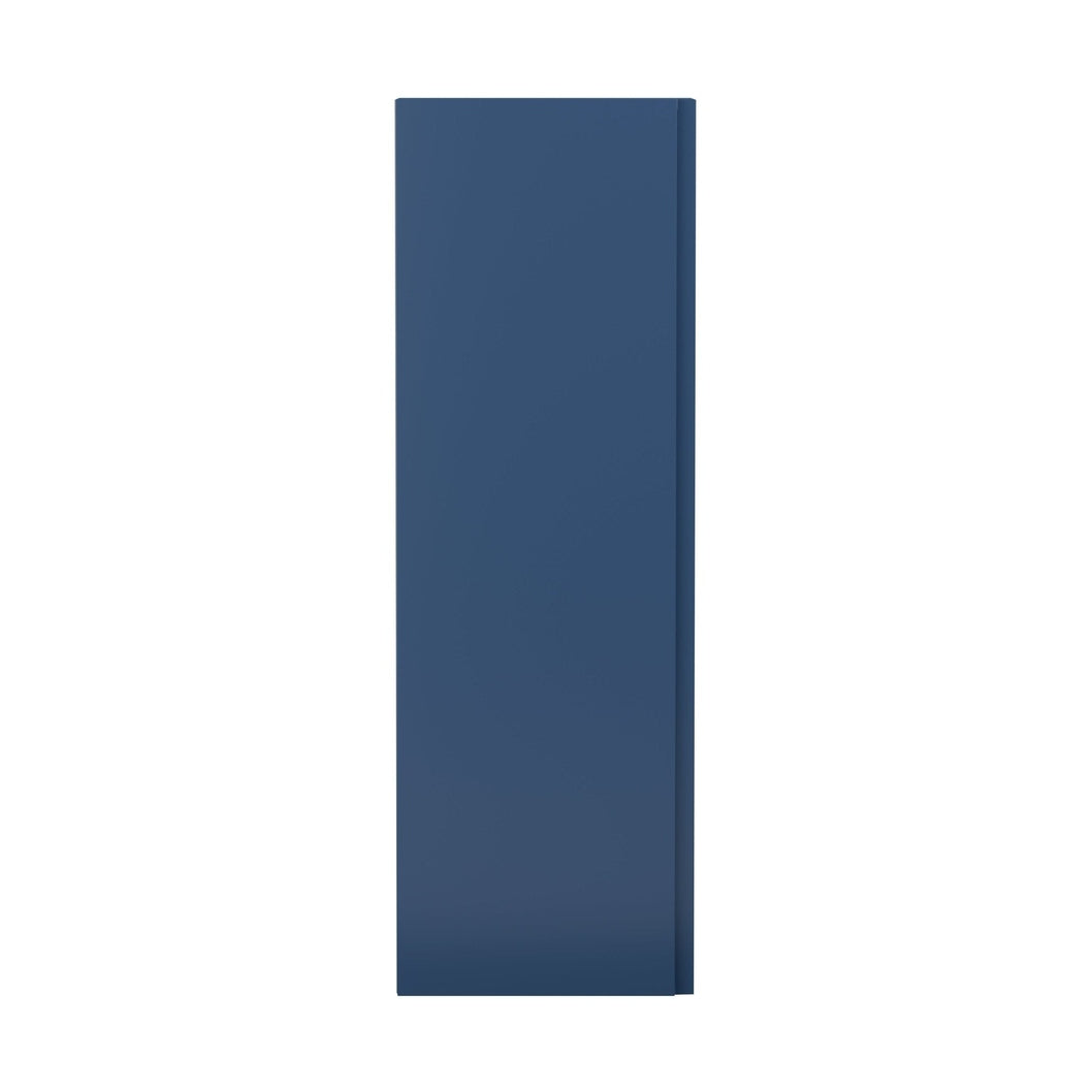 Hudson Reed Urban Tall Unit Contemp Satin Blue MFC Painted Matt 1400x400x385mm - JJ Building Materials