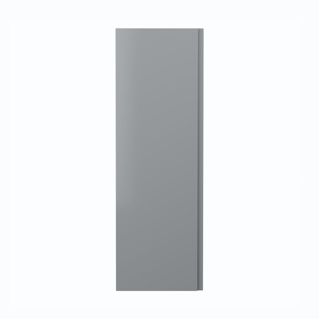 Hudson Reed Urban Tall Unit Contemp Satin Grey MFC Painted Matt 1400x400x385mm - JJ Building Materials
