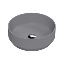 Hudson Reed Vessels Round Vessel Contemp Matt Grey Vitreous China 120x350x350mm - JJ Building Materials