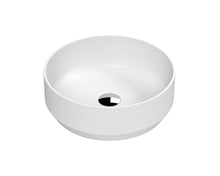 Hudson Reed Vessels Round Vessel Contemp Matt White Vitreous China 120x350x350mm - JJ Building Materials