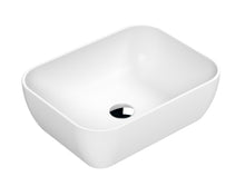 Hudson Reed Vessels Square Vessel Contemp Matt White Vitreous China 135x455x325mm - JJ Building Materials