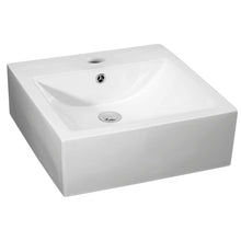 Hudson Reed Vessels Square Vessel Contemp White Vitreous China 160x470x450mm - JJ Building Materials