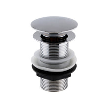 Hudson Reed Wastes Push Button Basin Waste Contemp Chrome Brass 61x61x97mm - EK304 - JJ Building Materials