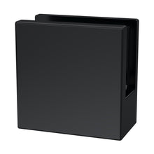 Hudson Reed Wetroom Accessories Black Wetroom Foot And Wall Bracket Contemp Matt Black Brass 45x45x25mm - JJ Building Materials