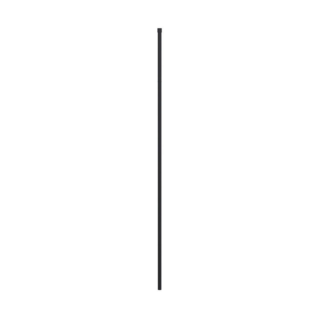 Hudson Reed Wetroom Accessories Black Wetroom Screen Ceiling Post Contemp Matt Black Aluminium 3000x34x34mm - JJ Building Materials