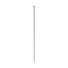 Hudson Reed Wetroom Accessories Black Wetroom Screen Ceiling Post Contemp Matt Black Aluminium 3000x34x34mm - JJ Building Materials