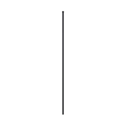 Hudson Reed Wetroom Accessories Black Wetroom Screen Ceiling Post Contemp Matt Black Aluminium 3000x34x34mm - JJ Building Materials