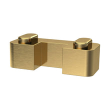 Hudson Reed Wetroom Accessories Brushed Brass Wetroom Screen Support Foot Contemp 45x44x30mm - JJ Building Materials