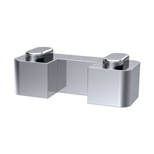 Hudson Reed Wetroom Accessories Chrome Wetroom Screen Support Foot Contemp Brass 10x24x9mm - JJ Building Materials