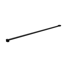 Hudson Reed Wetroom Accessories Flat Support Bar Contemp Matt Black Stainless Steel 36x37x1202mm - JJ Building Materials