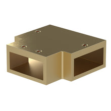 Hudson Reed Wetroom Accessories T - piece Contemp Brushed Brass Stainless Steel 19x53x53mm - JJ Building Materials