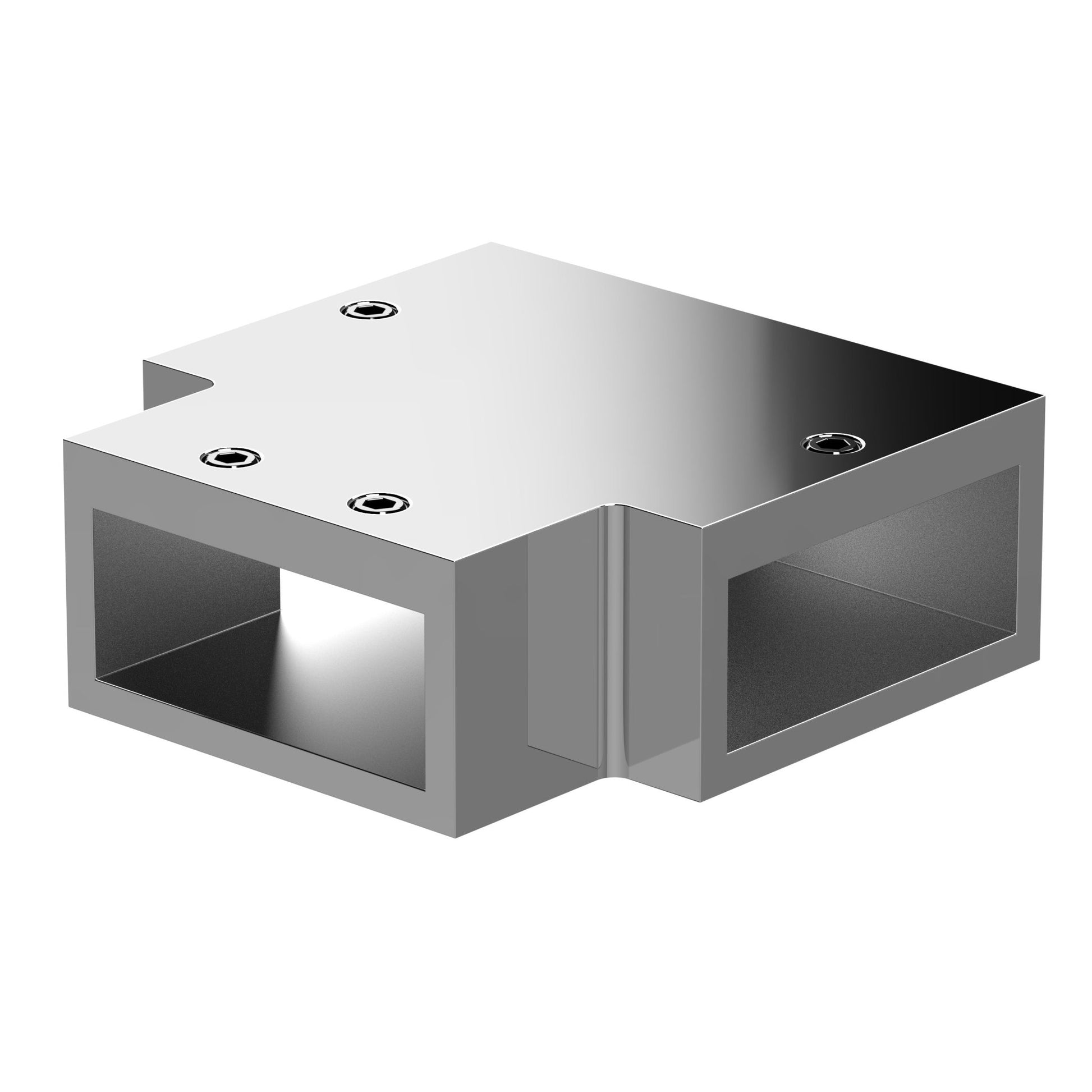 Hudson Reed Wetroom Accessories T - piece Contemp Chrome Stainless Steel 19x53x53mm - JJ Building Materials