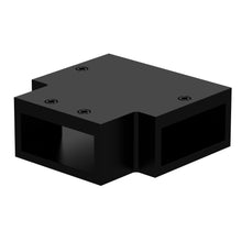 Hudson Reed Wetroom Accessories T - piece Contemp Matt Black Stainless Steel 19x53x53mm - JJ Building Materials