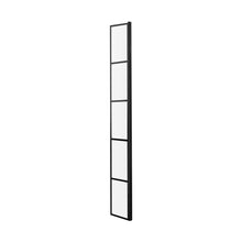 Hudson Reed Wetroom Screens 215mm Wetroom Return Screen Contemp Matt Black Aluminium 1950x213x28mm - JJ Building Materials