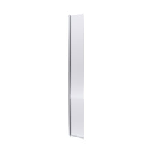 Hudson Reed Wetroom Screens 300mm Fluted Hinged Flipper Screen Contemp Chrome Aluminium 1950x322x27mm - JJ Building Materials